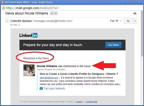 Nicole Williams Mentioned in the News LinkedIn